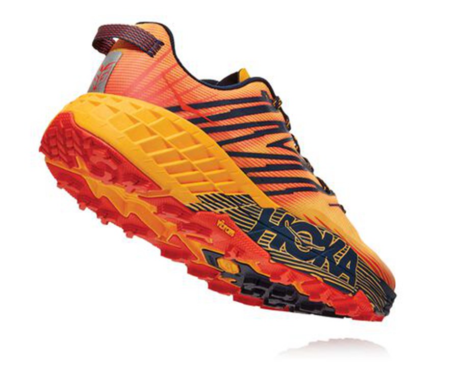 Zapatillas Trail Hoka One One Hombre - Speedgoat 4 - Naranjas - XWC537601